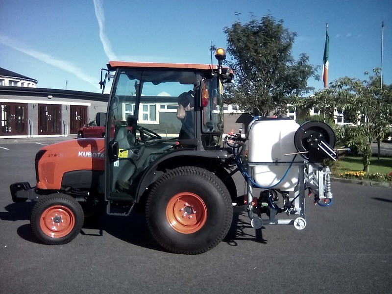 Weed control tractor as used by PJ Cleaning Services, Sligo, Ireland