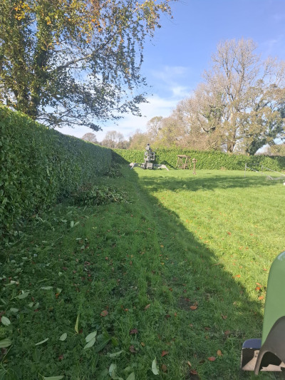 Hedge cutting service throughout North-West Ireland & Northern Ireland from PJ Services, Sligo