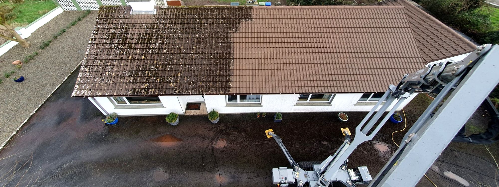 Roof cleaning by P J Services, Sligo, Donegal, Leitrim, Fermanagh, Tyrone, Derry, Down, Antrim & Armagh, Ireland Roof cleaning by P J Services, Sligo, Donegal, Leitrim, Fermanagh, Tyrone, Derry, Down, Antrim & Armagh, Ireland